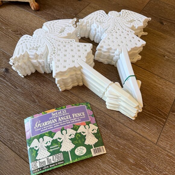 15 Vintage Guardian Angel Interlocking Fence Angels - Picture 5 of 7